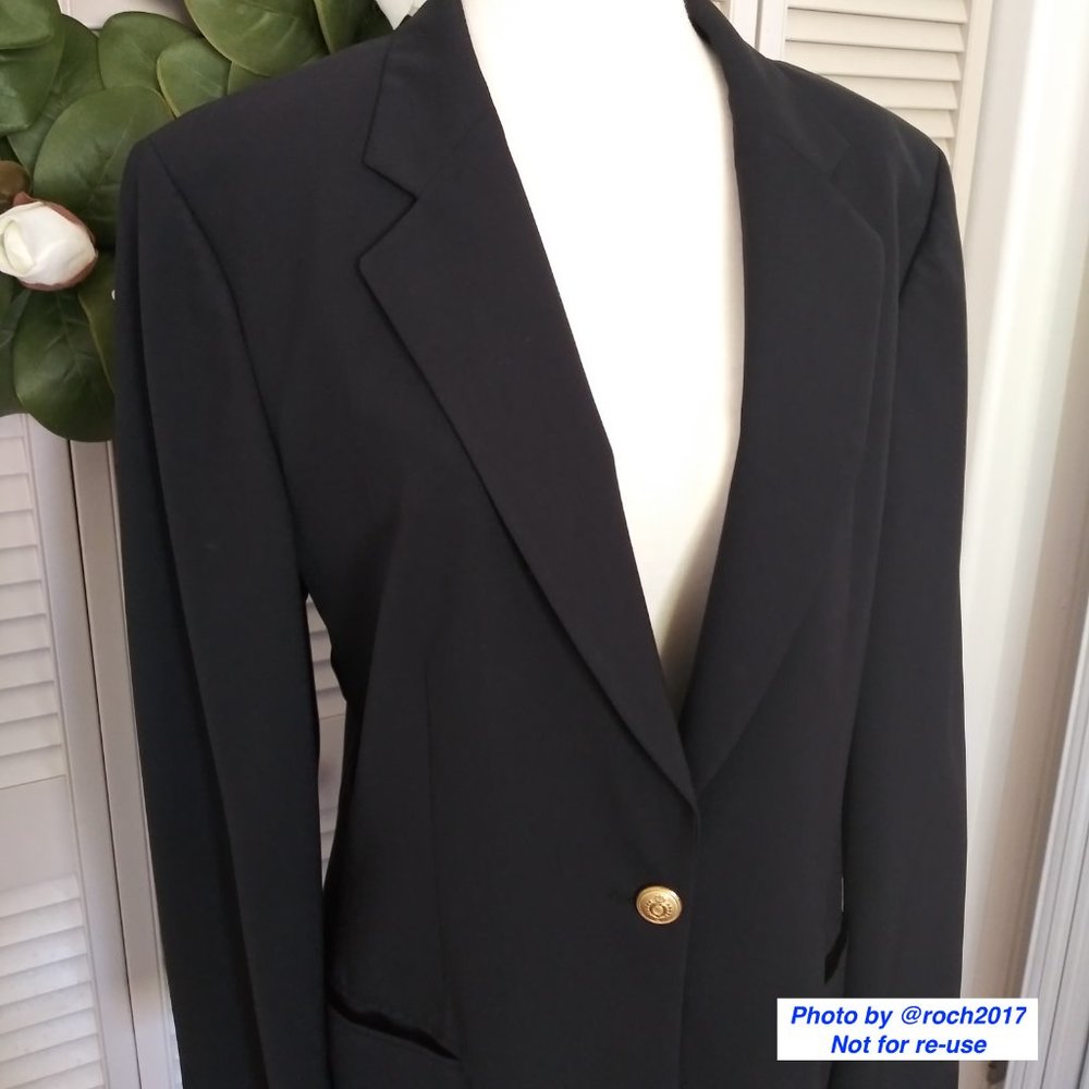 Brookes Brothers Navy  Blazer - Picture 3 of 7